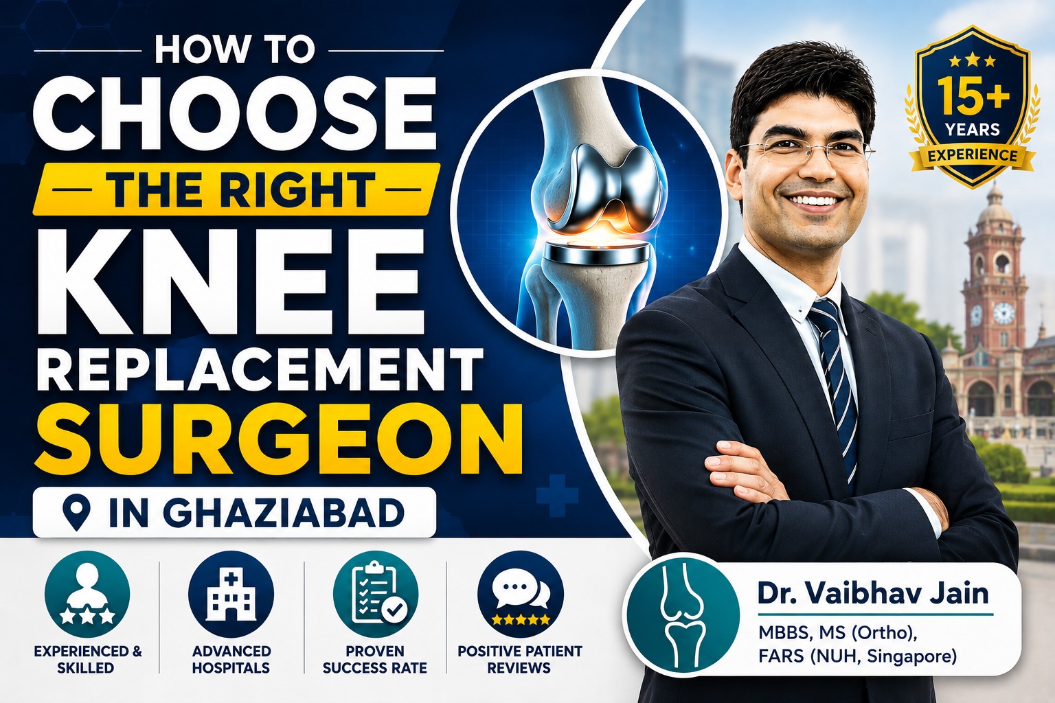 Knee Replacement Surgeon in Ghaziabad