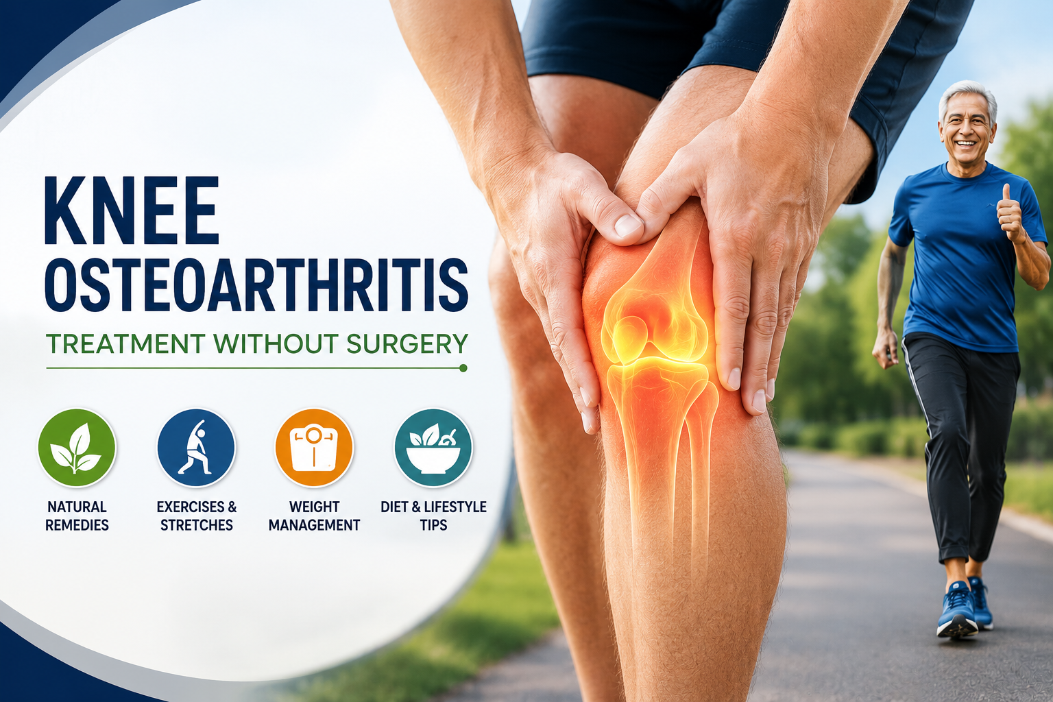 Osteoarthritis knee treatment without surgery